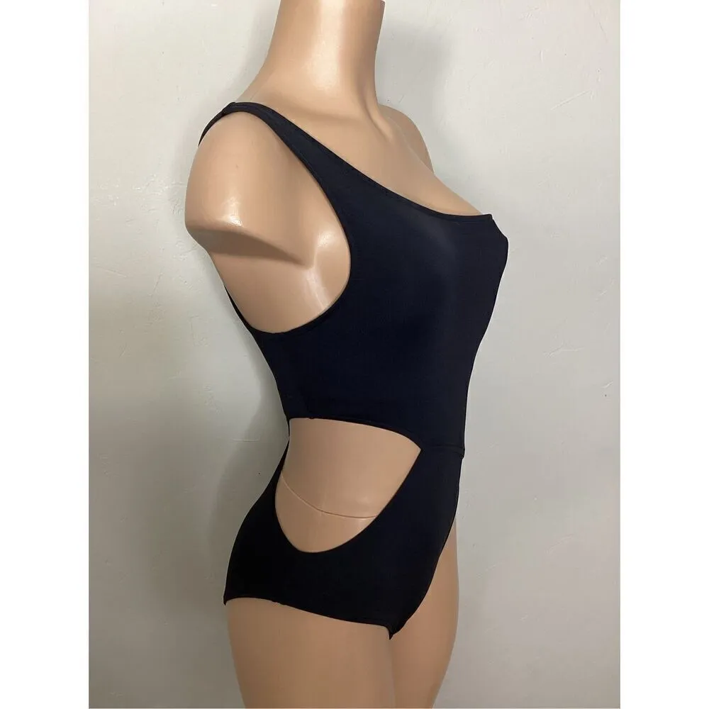 New. SEAFOLLY One shoulder cut out swimsuit. Size 10. Retails $169 - Image 9