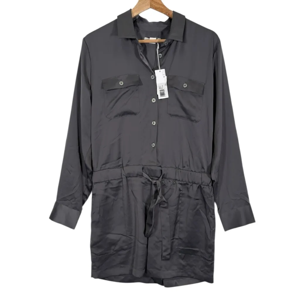 NEW OUTERKNOWN Benson Utility Shortall Jumpsuit Romper Size Medium - Image 3