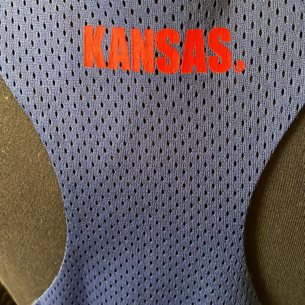 Size L Reversible Kansas Jayhawks Racerback Tank Top C1 - Image 8