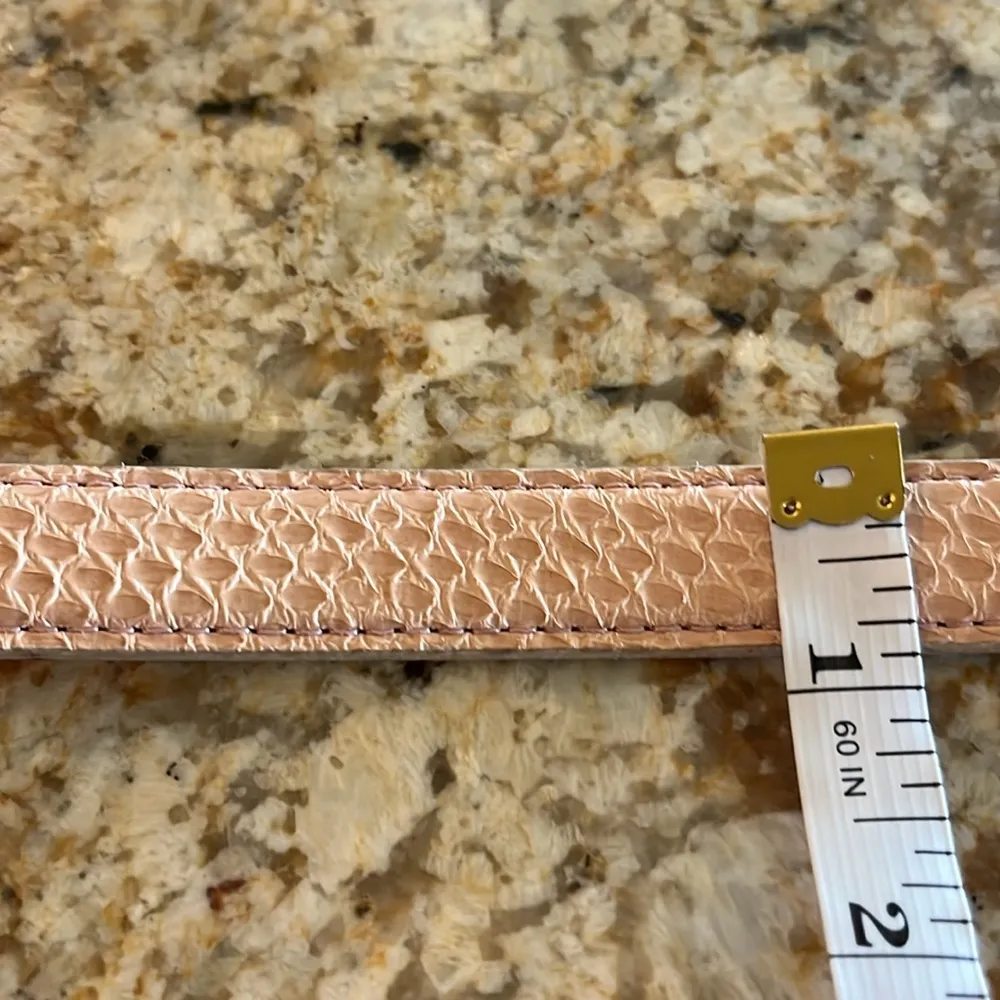 Amanda Smith Beige Textured Belt - Image 10