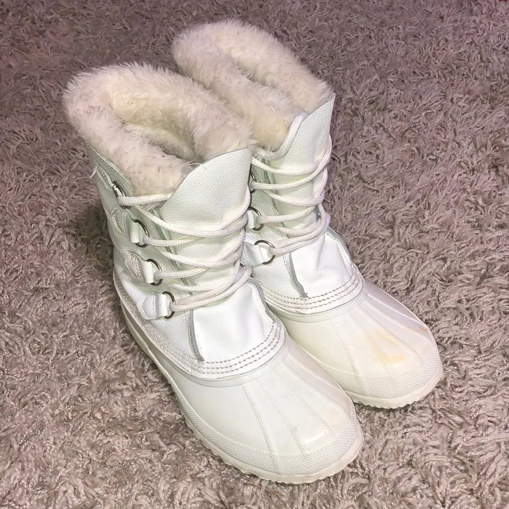 Vintage White Sorel polaris boots size 7 snow boots winter boots snowboarding​​ - Image 2