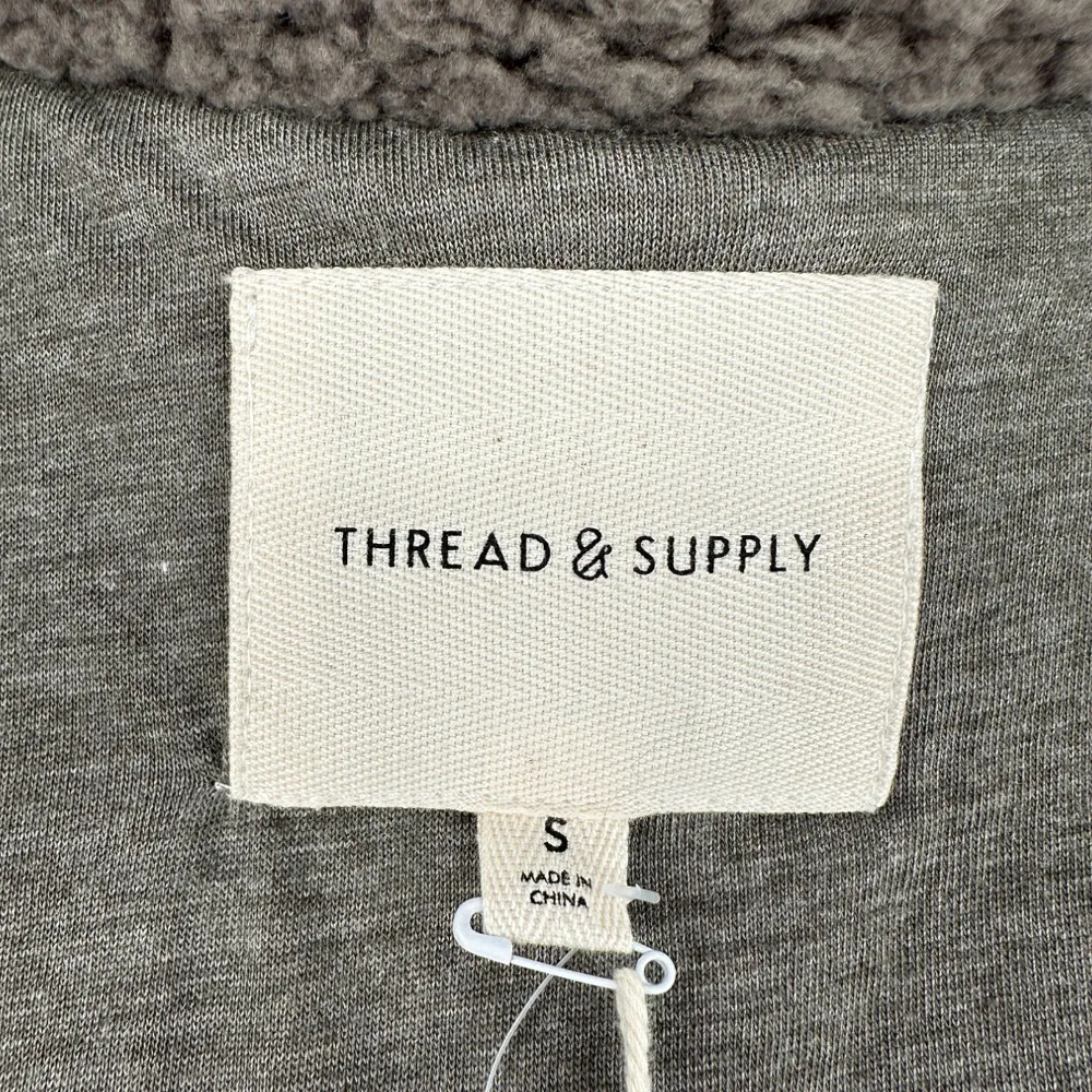 Thread & Supply | NWT | Small | Burnt Olive Super Soft Sherpa Full Zip - Image 3