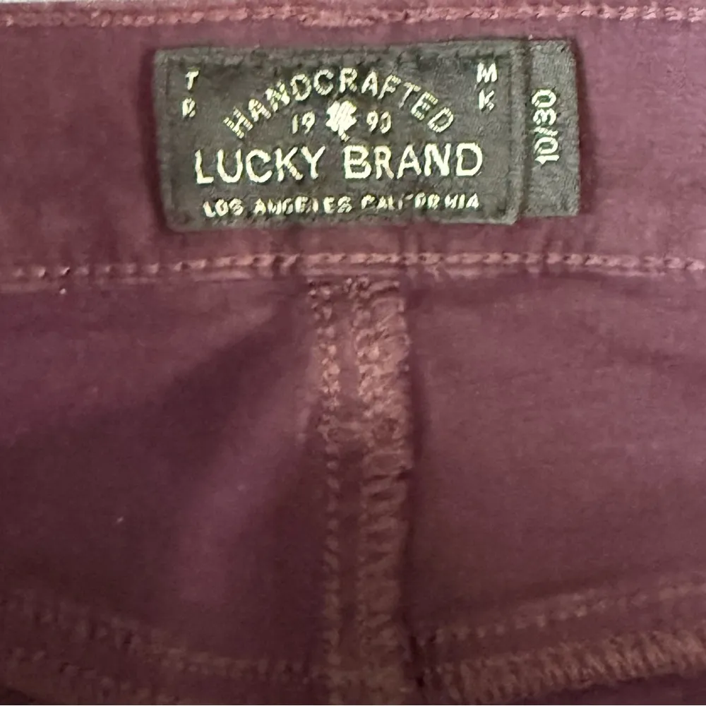 Lucky Brand Women’s Velvety Deep Purple‎ Brooke Stretchy Jeans 10/30 Holiday - Image 2