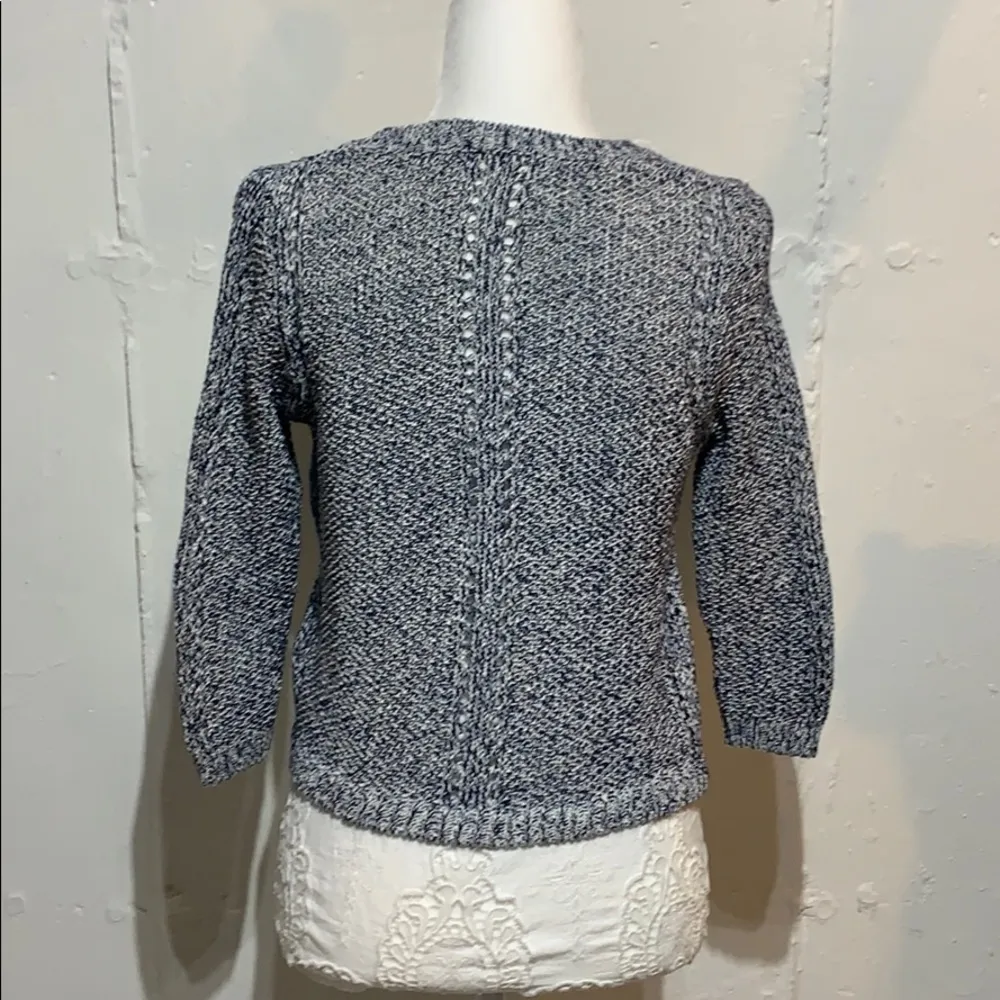 Marks & Spencer 3/4 lace sweater Blue - Image 4