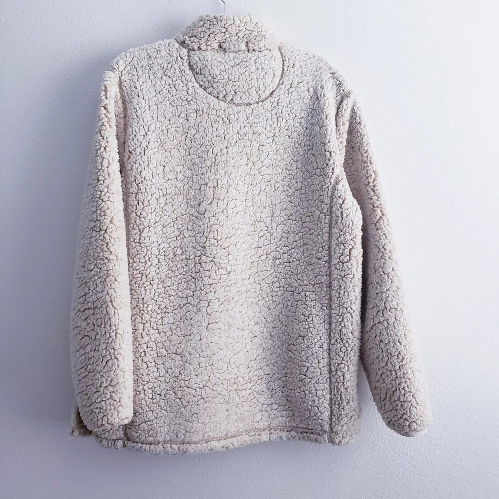 Pink Lily Sherpa Quarter Zip Long Sleeve Pullover Sweater - Image 5