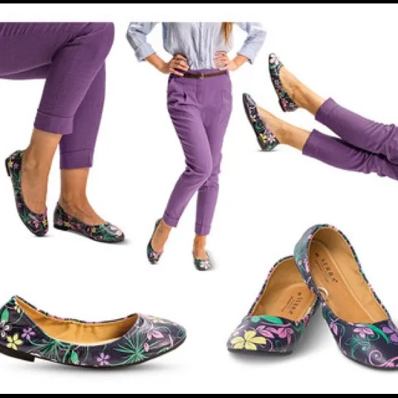 NWT Serra Memory Foam Floral Ballet Flats Size 8 - Image 20