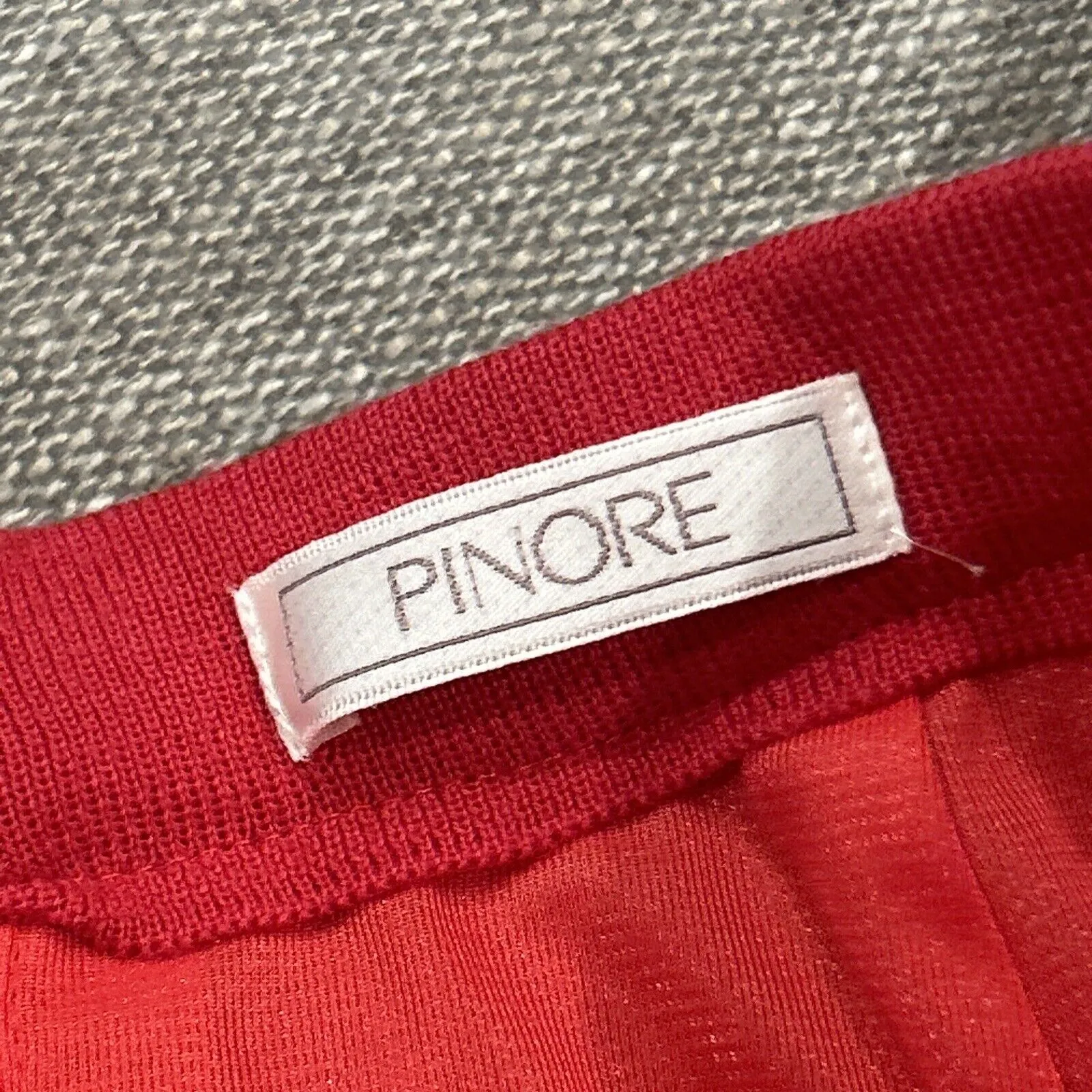 Pinore Skirts Womens 2 Wool 24” Waist Lot Office Gray Green Pink Lined Career - Image 4