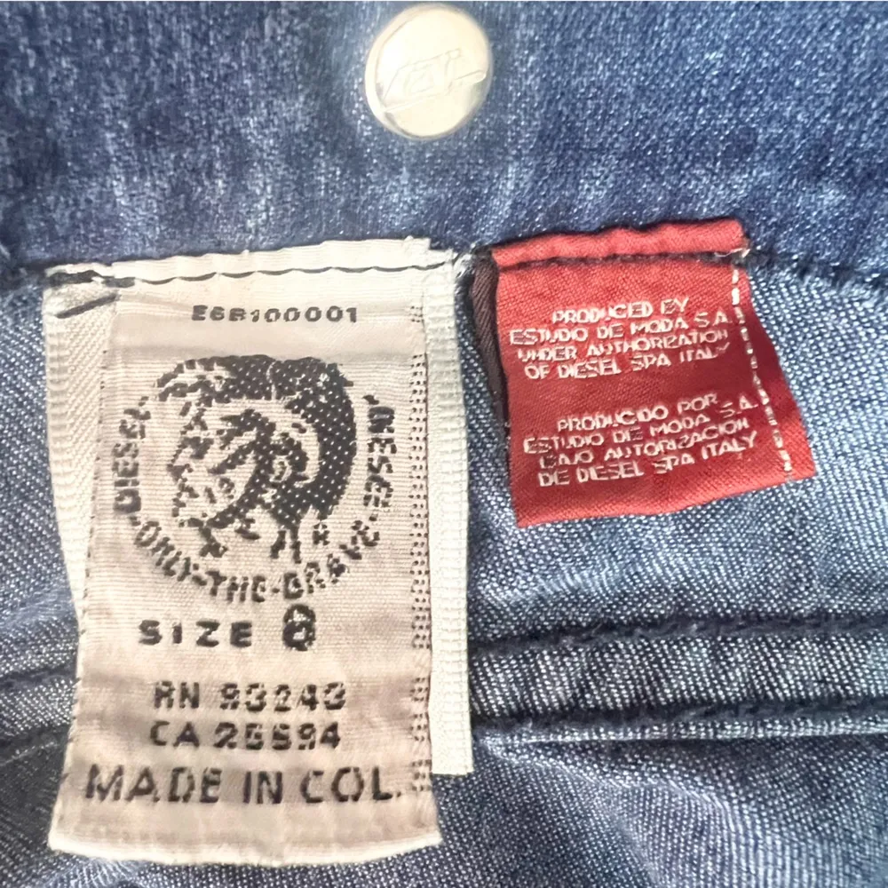 Diesel Blue Mid Rise Bootcut Flared Jeans Size 8 - Image 10