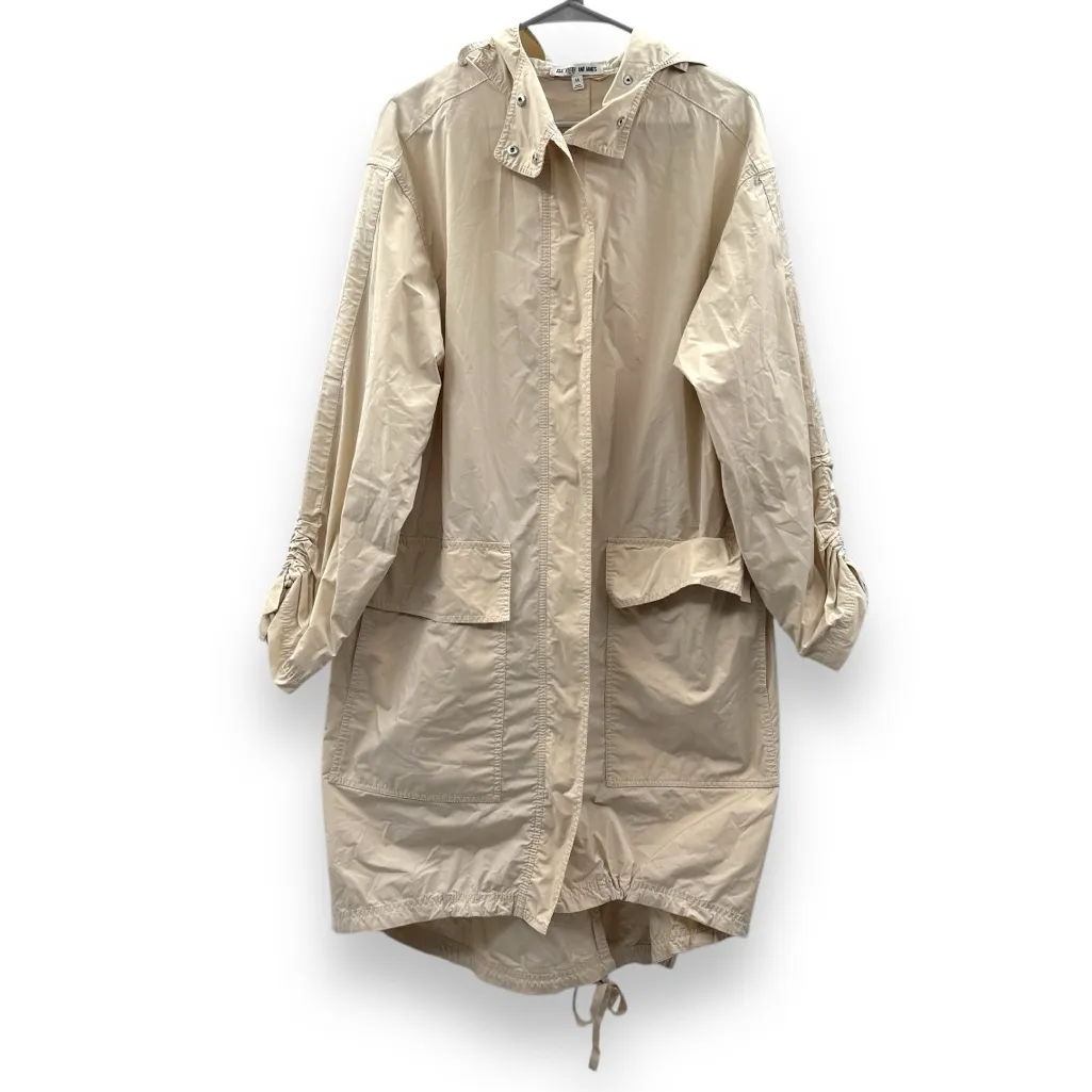 RTR Elizabeth‎ and James Bowery Cream Oversized Ruched Sleeve Jacket Sz M - Image 3