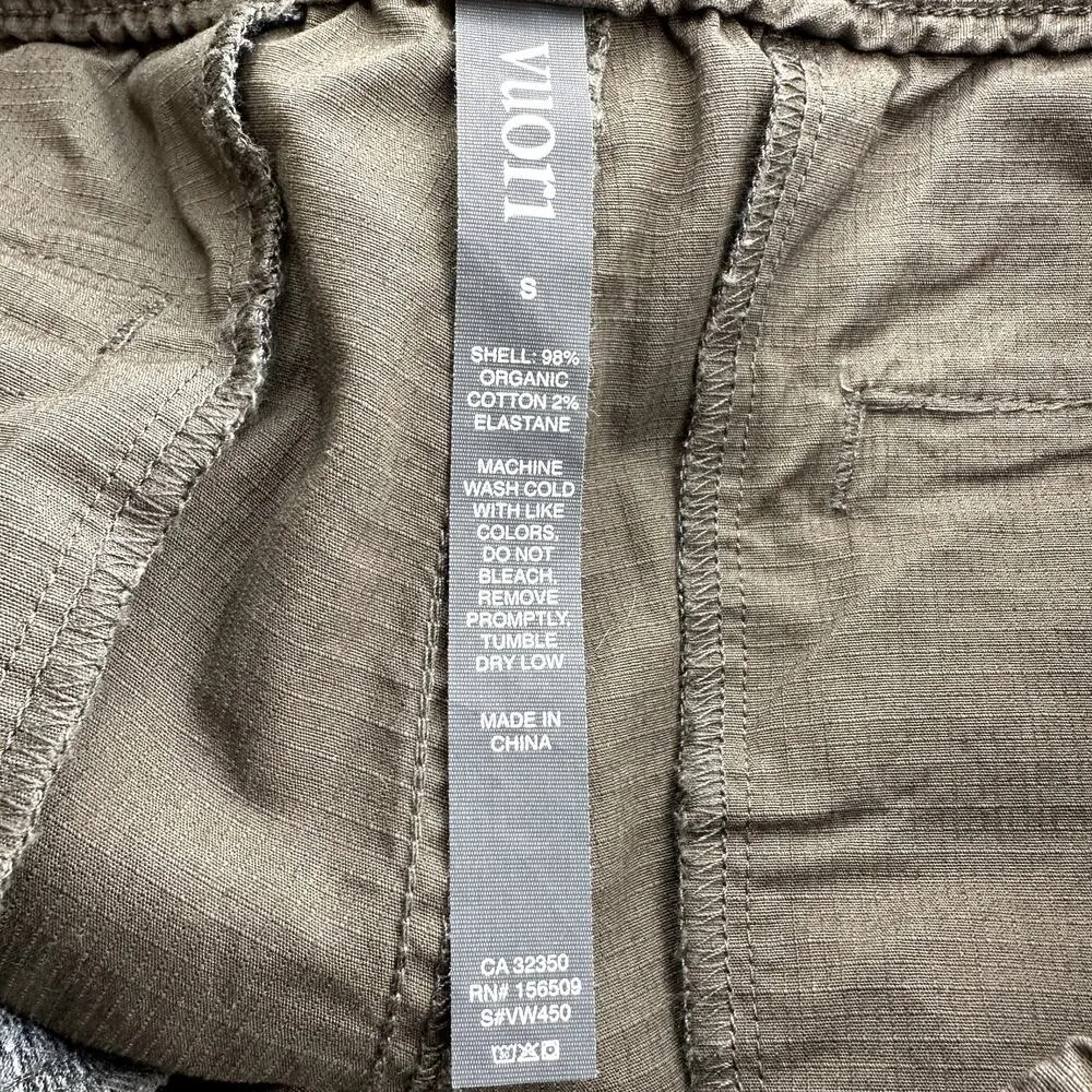 Vuori Vintage Ripstop Pant Dura Terra Cotton Pockets Raw Hem Dark Oregano Small - Image 3