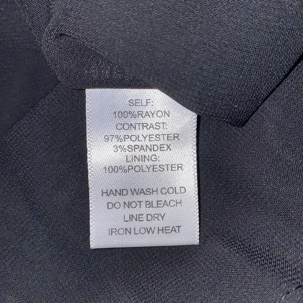 ee:some small black lace bell sleeve gypsy boho peasant sexy rayon black dress - Image 10