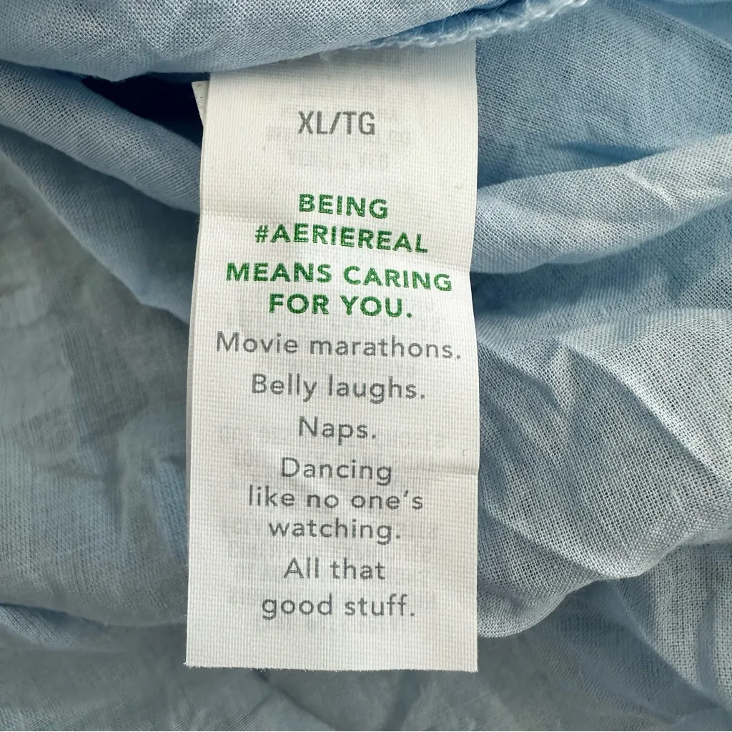 Aerie Rock 'N' Ruffle Mini Dress Blue Yellow Floral Size XL - New without tags! - Image 10