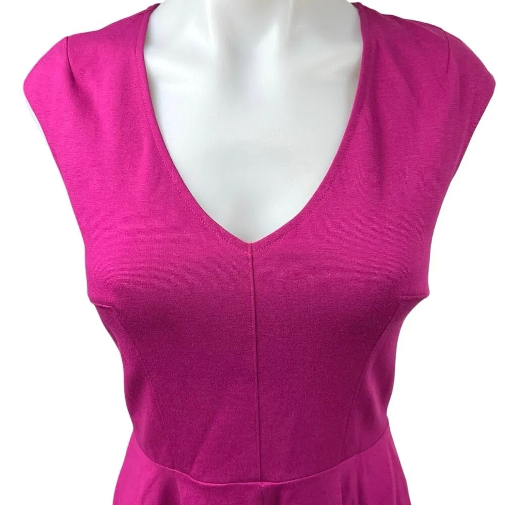 NEW Love...ady Pink Sleeveless Scoop Neck Stretch Mini Fit & Flare Dress Sz M - Image 4