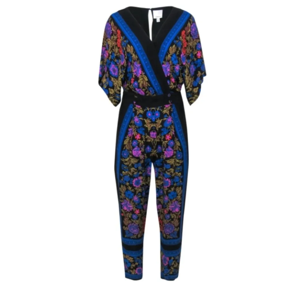 Anthropologie Scarf-Printed Jumpsuit - Image 4