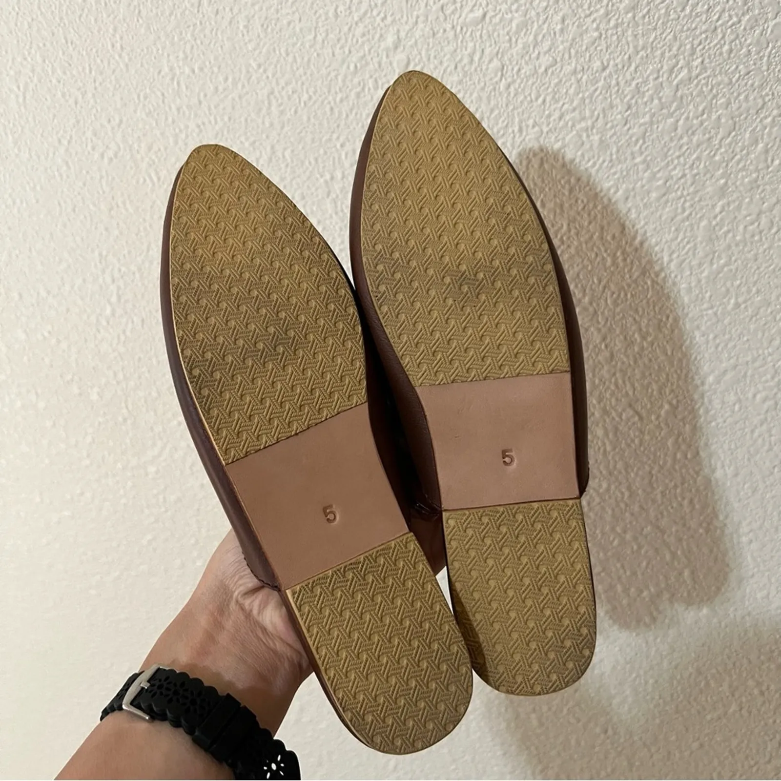 Liberte the modern mule Brown leather slip on slides mules 5 - Image 5