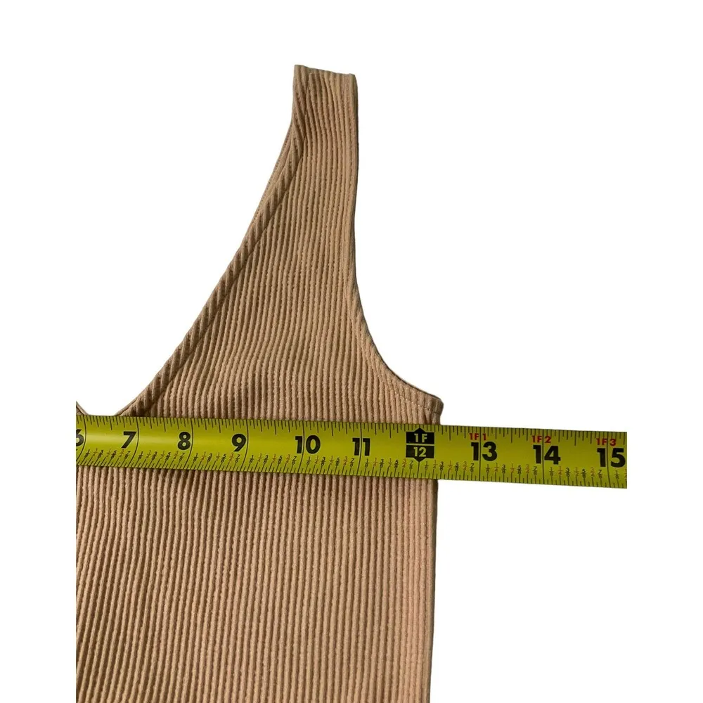 ANWND Beige Bodysuit Tank Top Women Size Large NWT | 10H-45 - Image 8