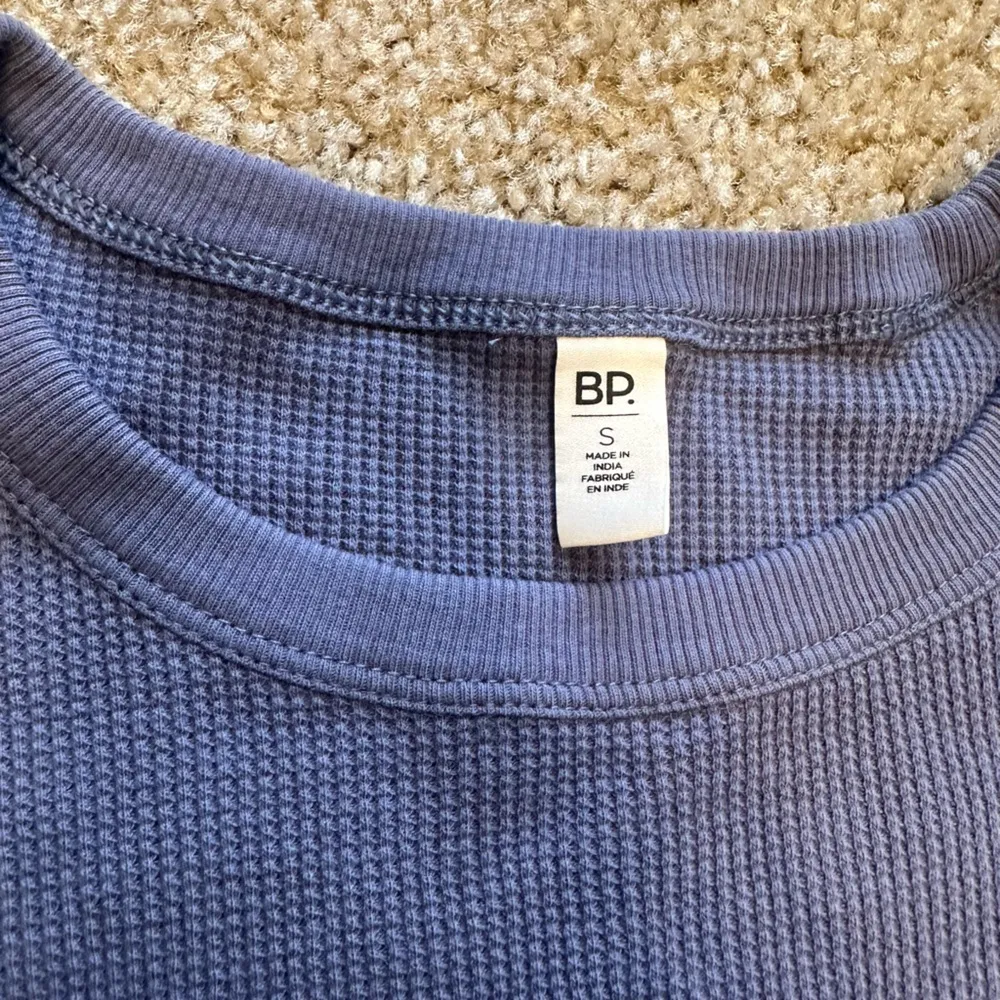 BP. By Nordstrom Navy Blue Baby Women’s Waffle T-Shirt - Image 8