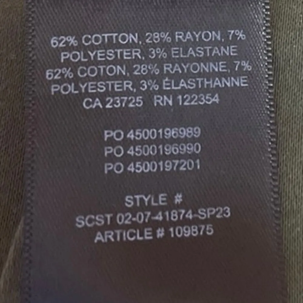 Aritzia Sunday Best Women's Green Khaki Pleated Zipper Mini A-Line Skirt Size 4 - Image 5