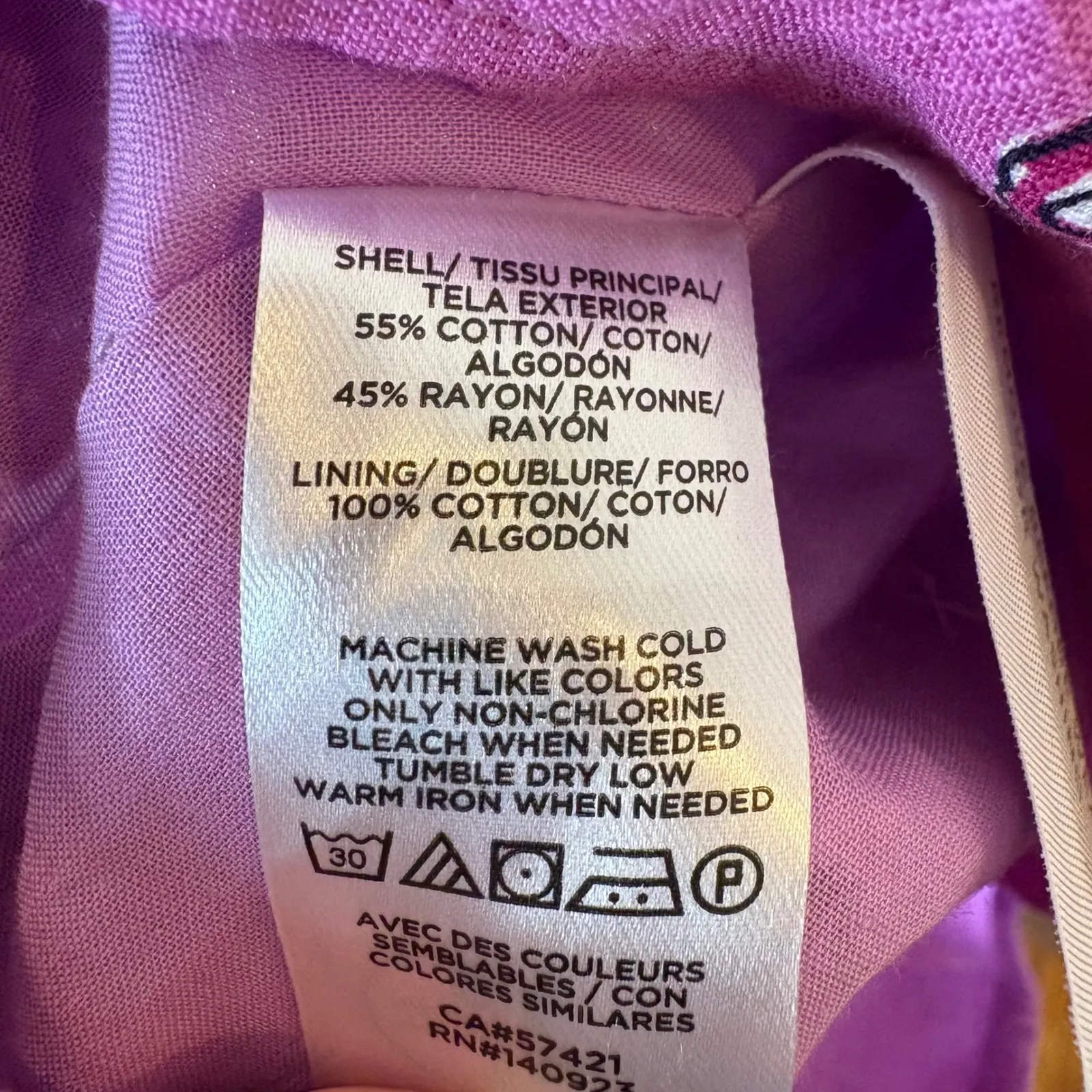 LOFT Border Ruffle Midi Pocket Dress  Floral Print Size 2 - Image 10