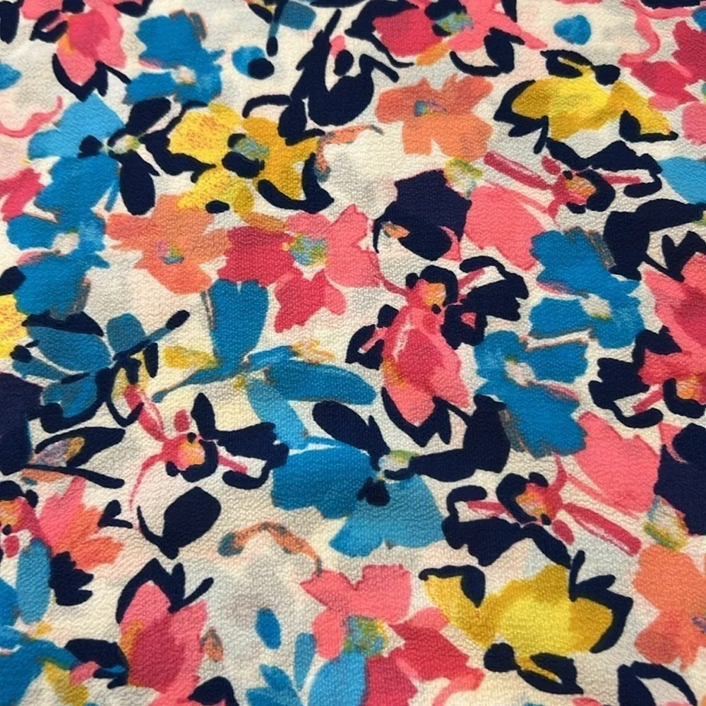 Juicy Couture Womens Floral Waterfall Print Midi Dress Multicolor - Image 6