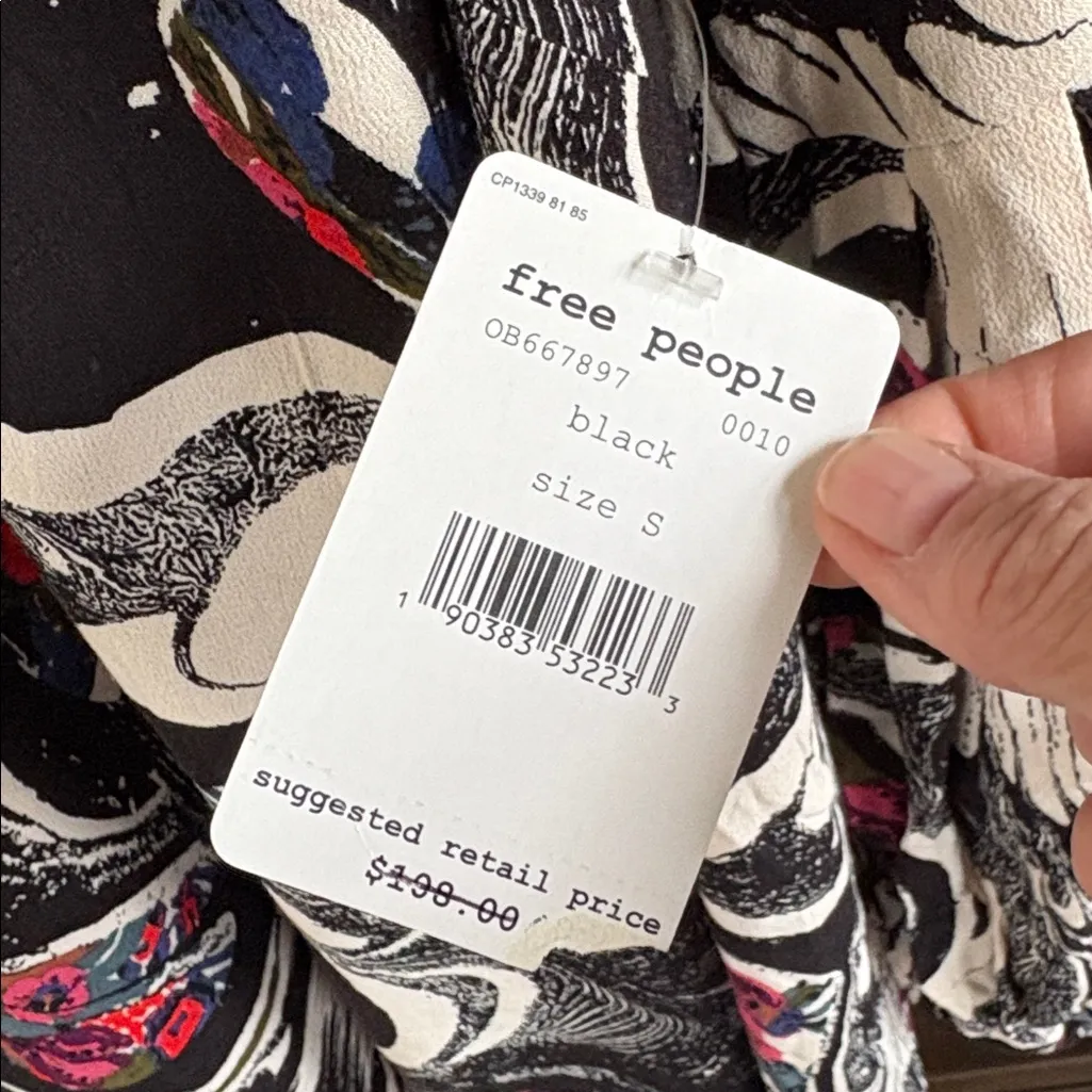 NWT Free People Drift Away Cold Shoulder Swimg Dress / Tunic Top Size Small - Image 9