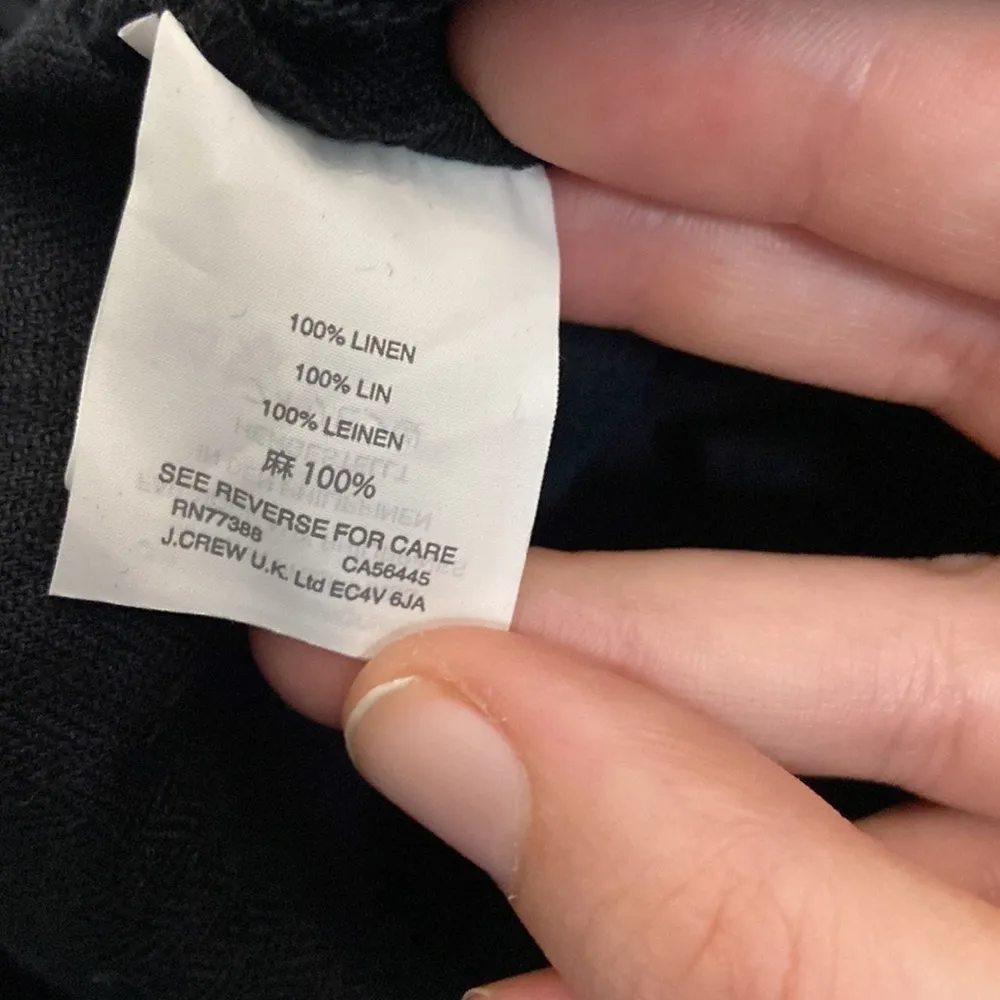 J crew black linen shorts - Image 45