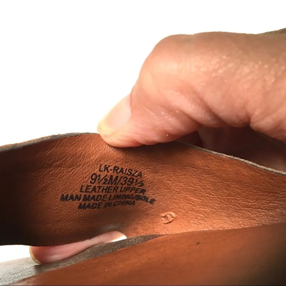 Lucky Brand Raisza stacked heel sandals 9.5 - Image 6