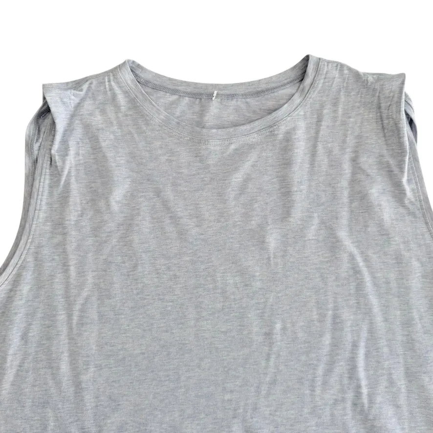 Lululemon Brunswick Muscle Tank Heathered Berry Mist Purple Plus Size 16 Cotton - Image 3