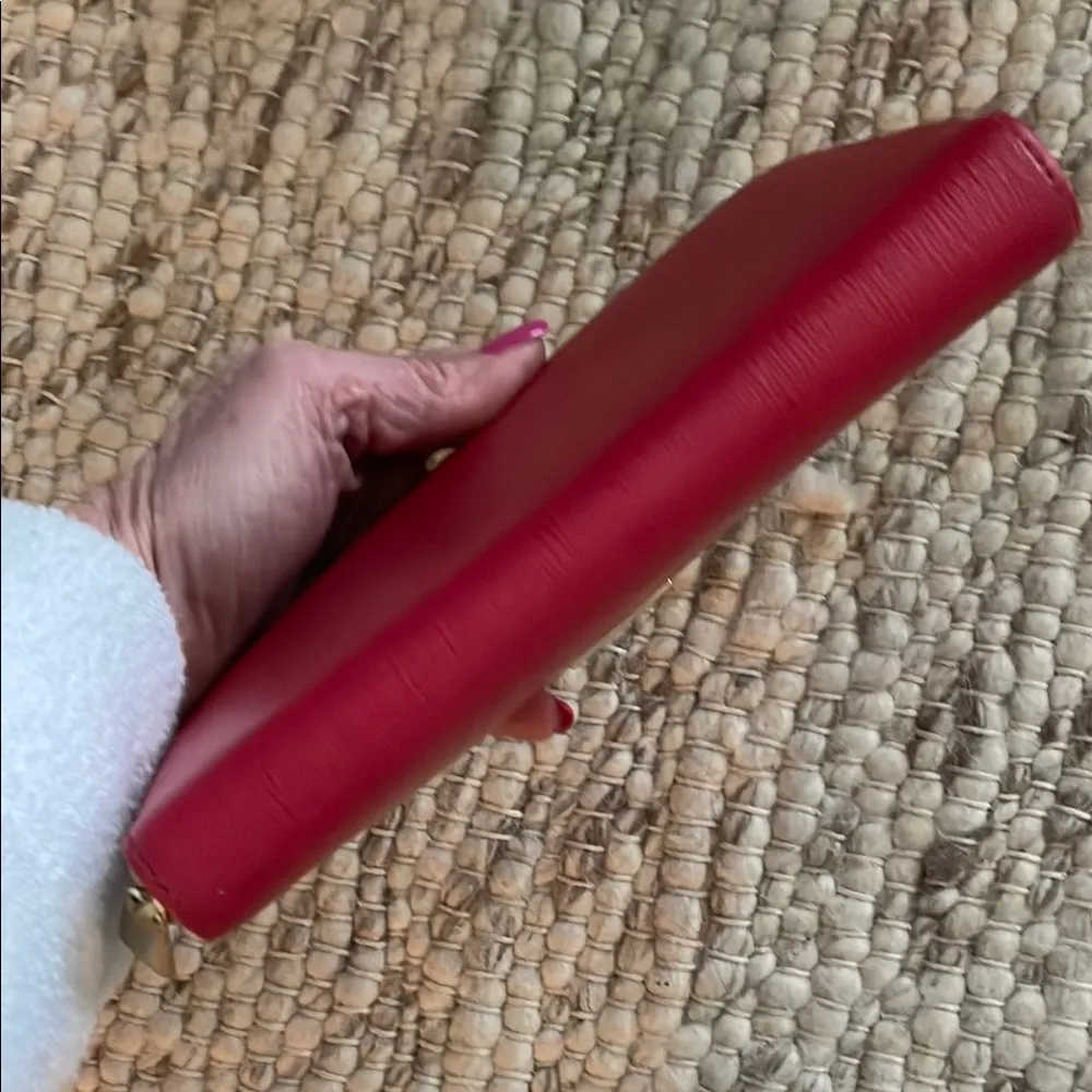 Furla Red Women's Handbag and Wallet Set - Image 5