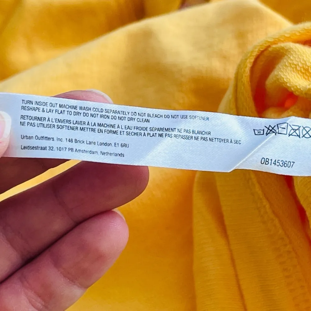 Free People Movement Kadi Shrunken Hoodie in Mango Size Large NWOT $68 - Image 12