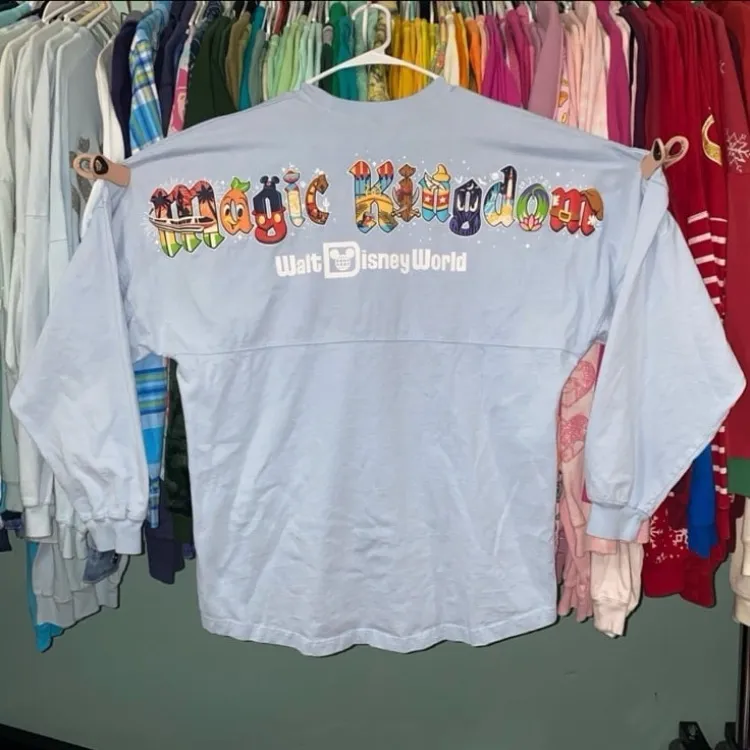 Disney parks magic kingdom attractions spirit jersey L - Image 2