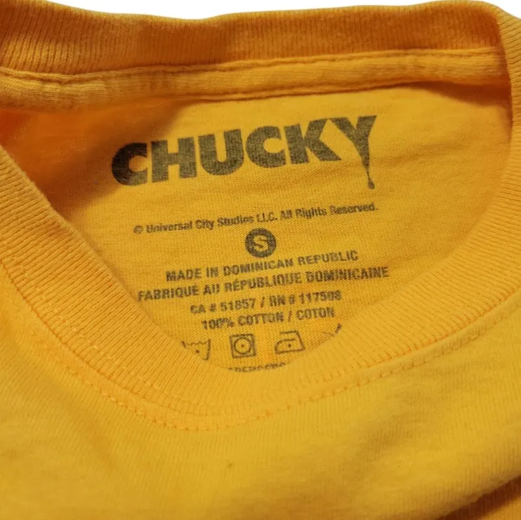 Chucky Shirt Size Small Good Guys He'll Be Your Friend 'Til The End! Graphic Tee By Unisex - Image 7