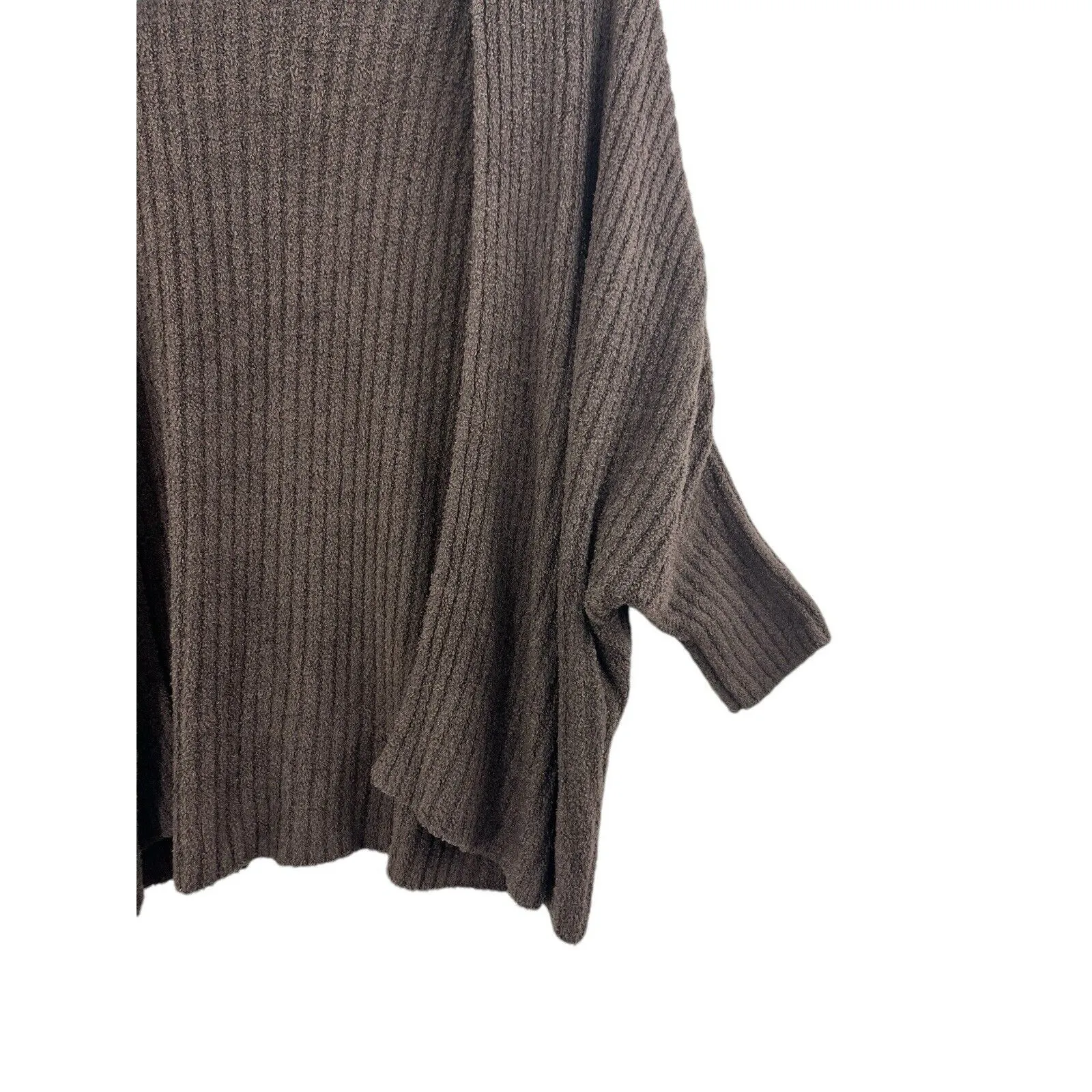 Barefoot Dreams CozyChic Lite Ribbed Shrug Cardi Sweater S M Beachy Cozycore - Image 5