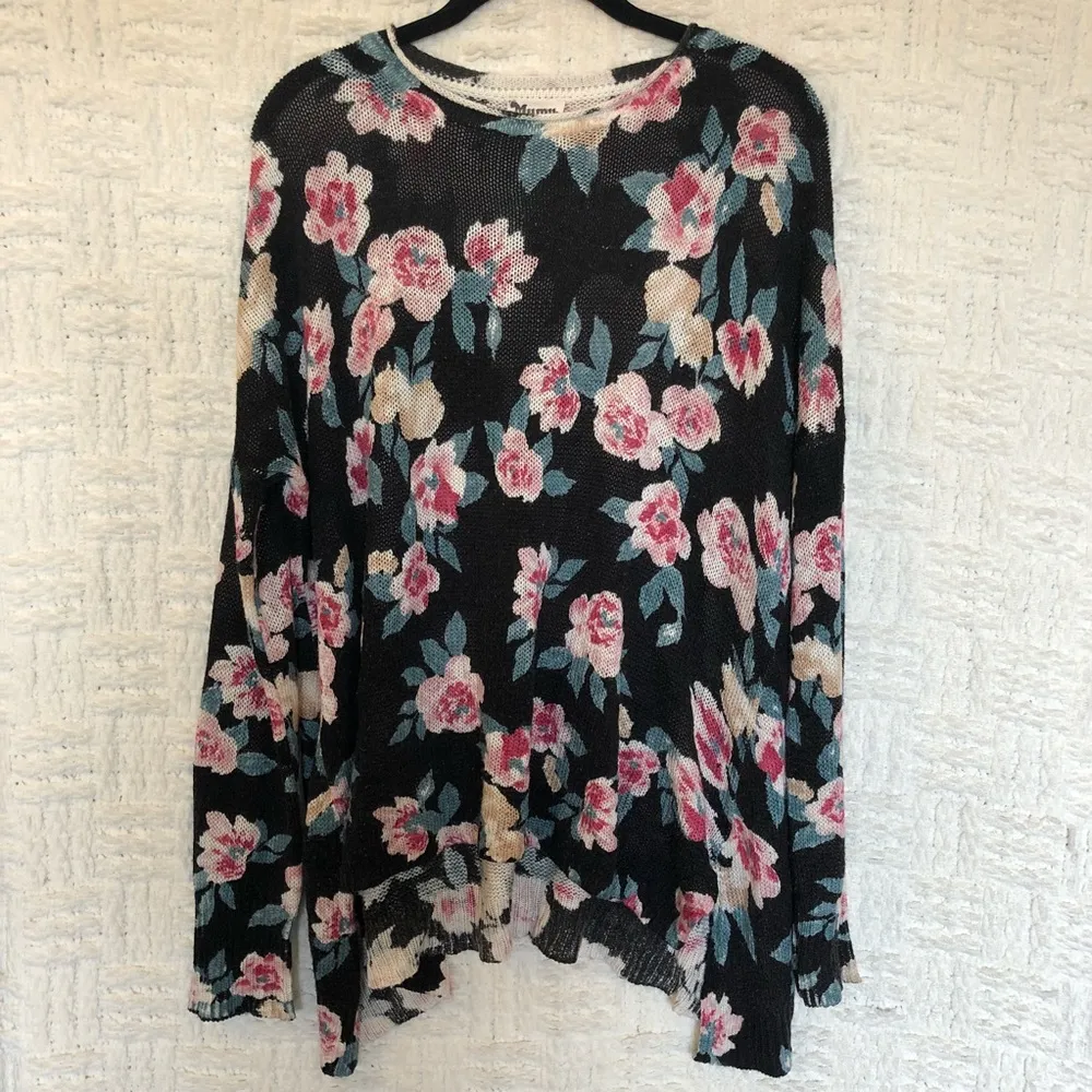 Show Me Your Mumu Floral Sweater - Image 3