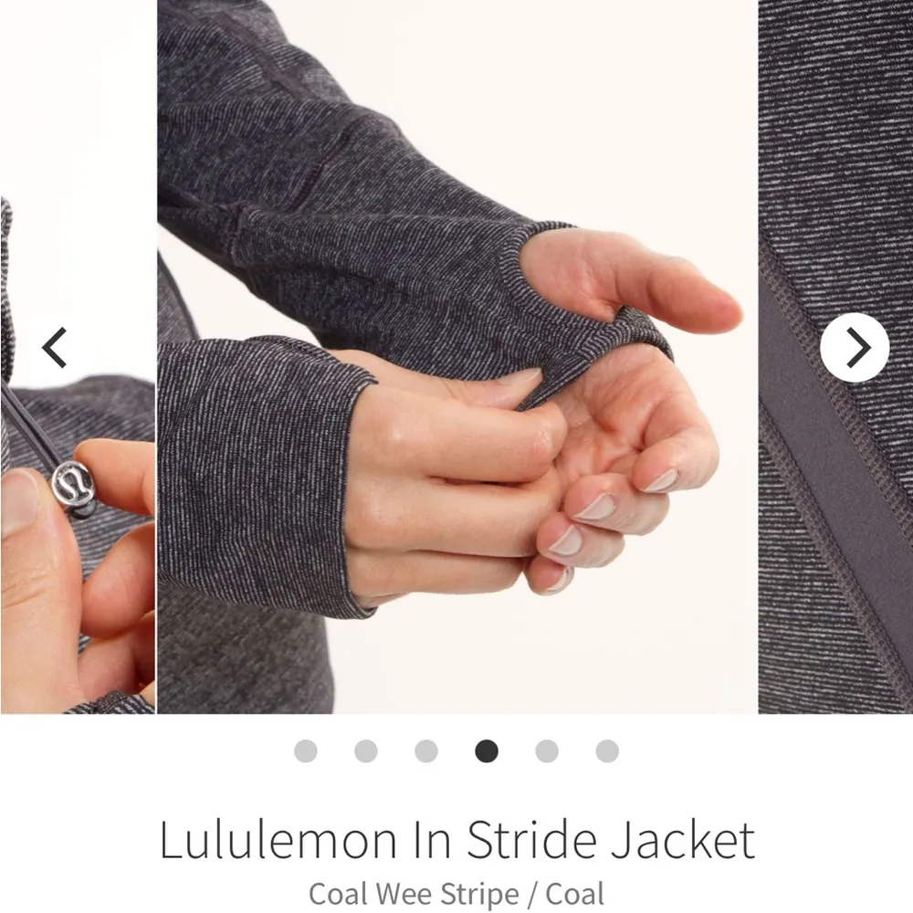Lululemon In Stride Jacket
Coal Wee Stripe / Coal Size 4 - Image 4