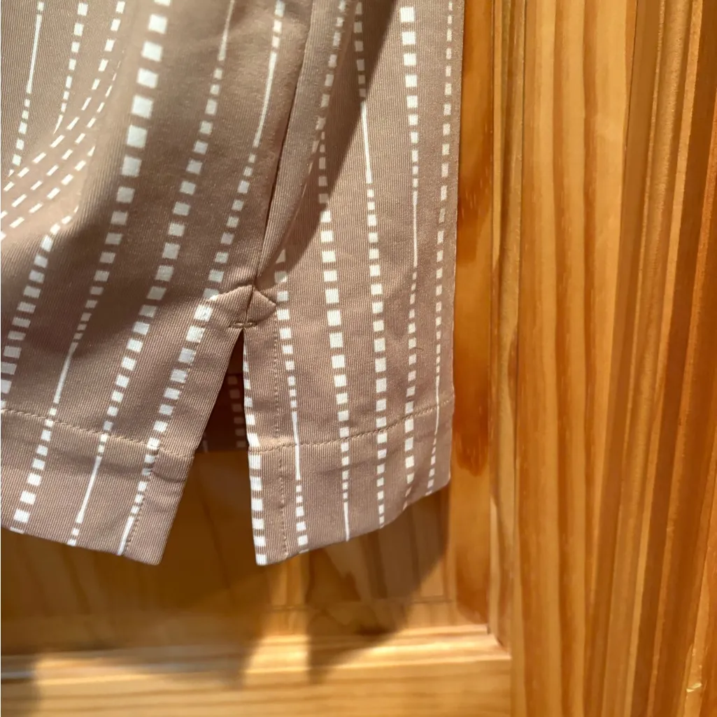 Calloway Tan Striped Women's golf skort - Image 3