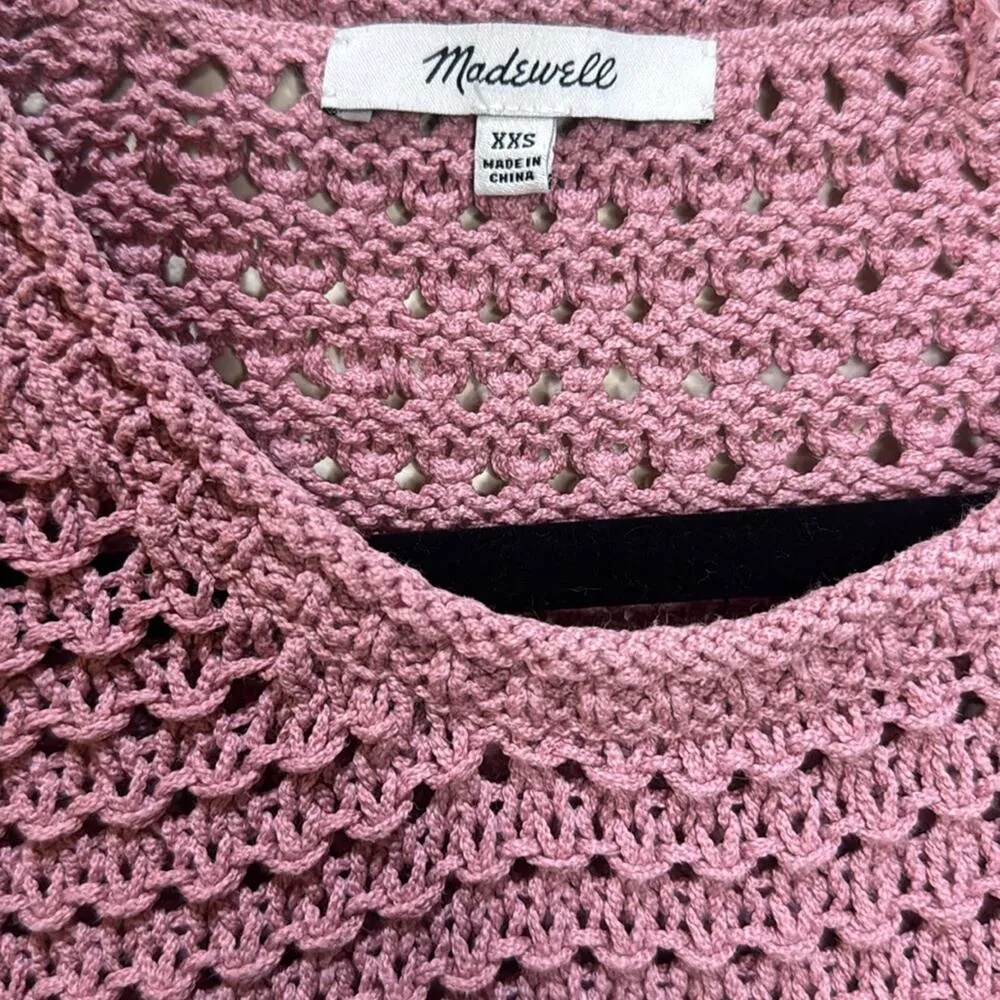 Madewell Open-Stitch Austen Pullover Sweater Size XXS - Image 6