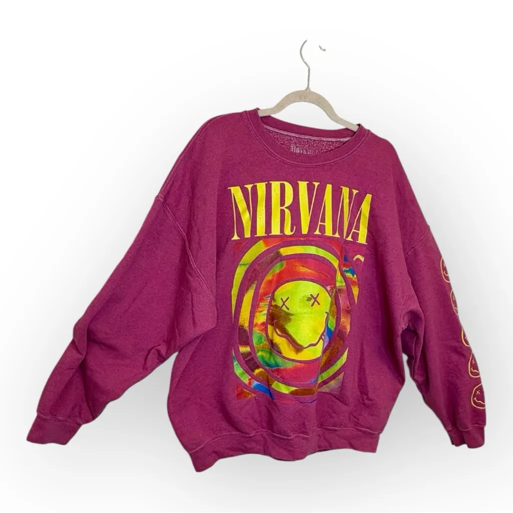 Nirvana  Women's Vibrant Magenta Sweater - Image 2