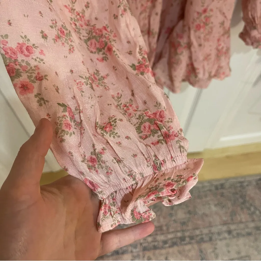 Trixxi Floral Blush Blouse - Image 5