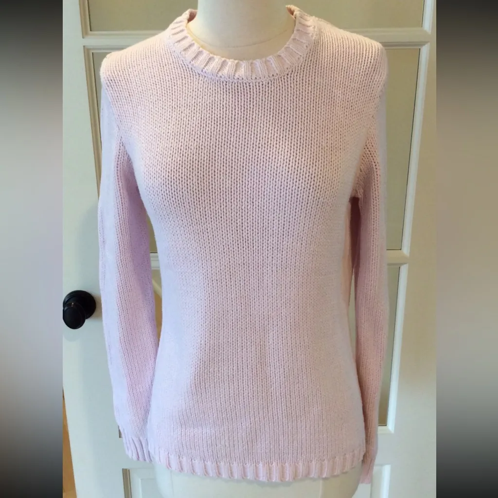Light Pink Knit Sweater Size M - Image 6
