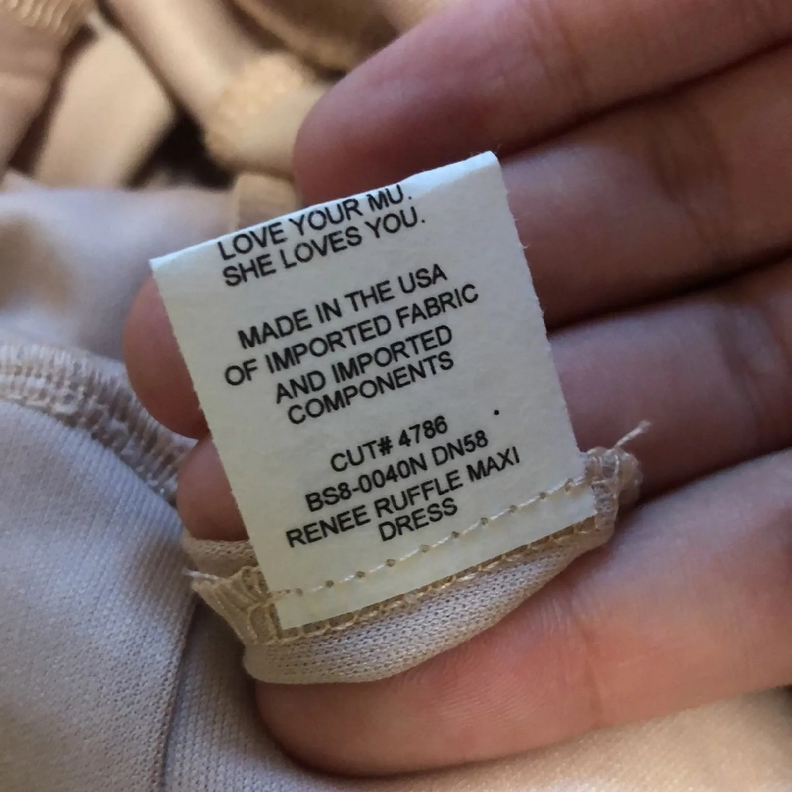 NWT Show Me Your Mumu Renee ruffle maxi dress in dancing Queen wine blush SMALL - Image 5