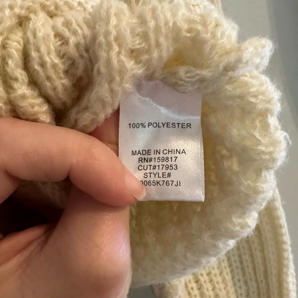 Altar'd State  Cream Knit Mockneck Sweater // Size Small - Image 6