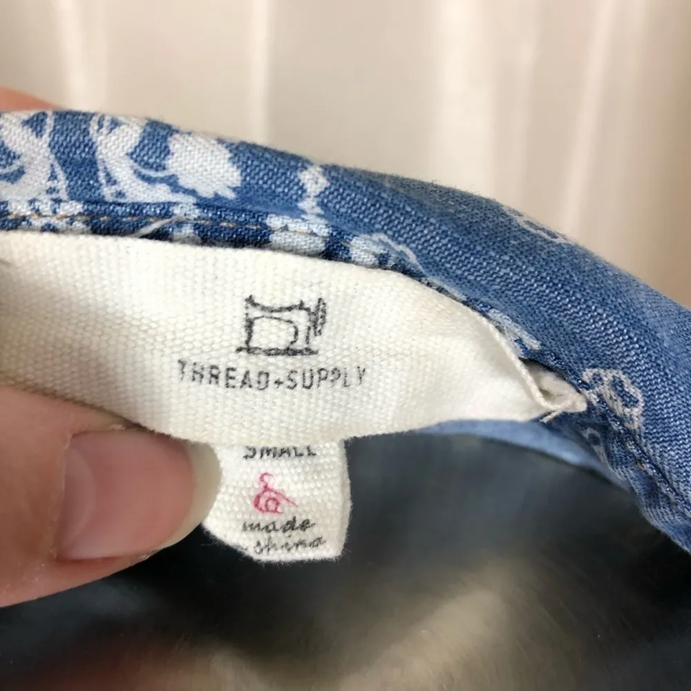 Thread‎ & supply blue bandana top - Image 2