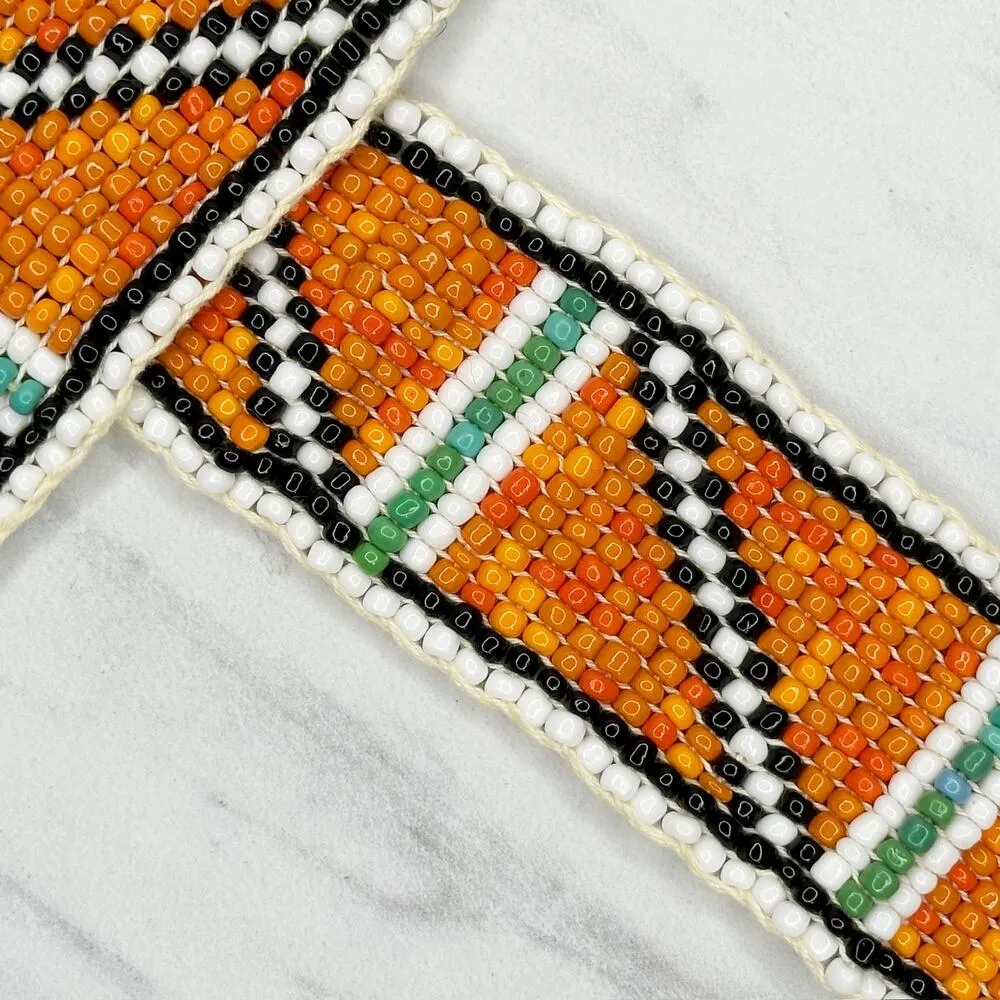 Womens Colorful Beaded Tie Belt - Image 10