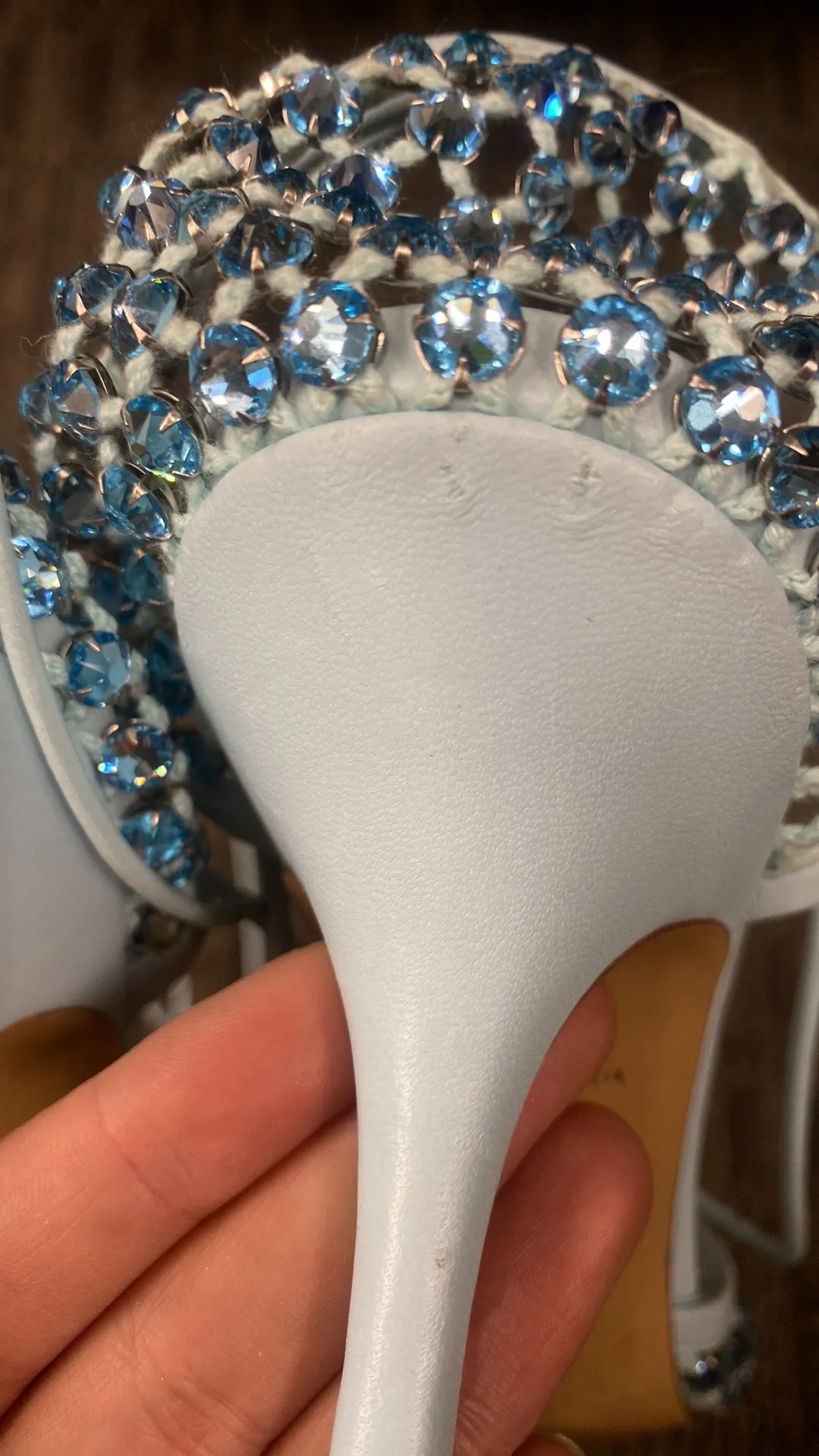 Sparkle Stretch High-Heel Sandals - Image 5