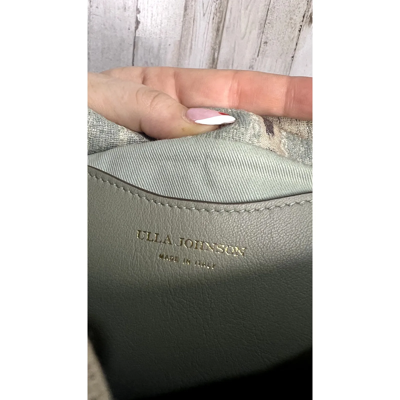 Ulla Johnson Women's Canvas & Leather‎ Shoulder Bag Sophisticated Pattern Casual - Image 3