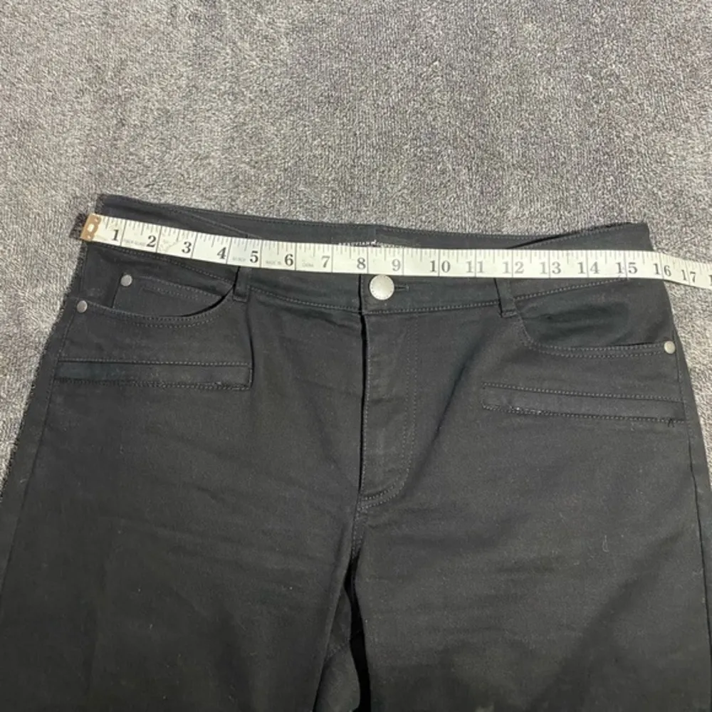 Peruvian Connection Black Straight Leg Jeans With Buttons ( 8‎ ) - Image 8