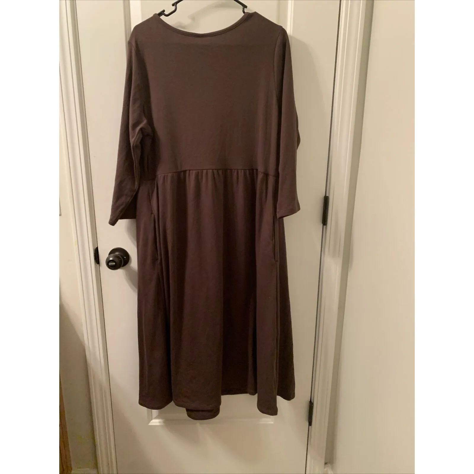 Isabel & Ingrid Maternity Women's Dress Brown Calf Length 3/4 Sleeve Choose Size Size undefined - Image 7