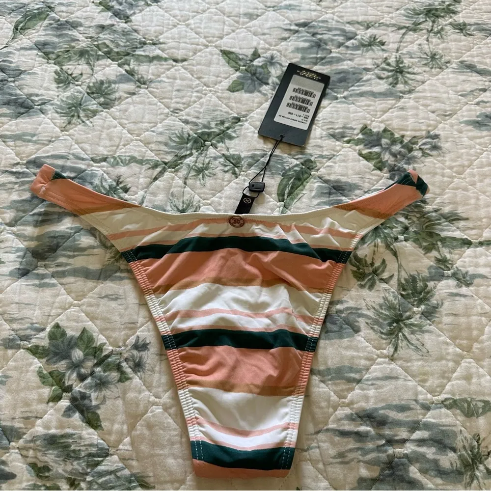 ViX Chimera Stripe Amber Bikini Bottom Brazilian L NWT Pink Size L - Image 4
