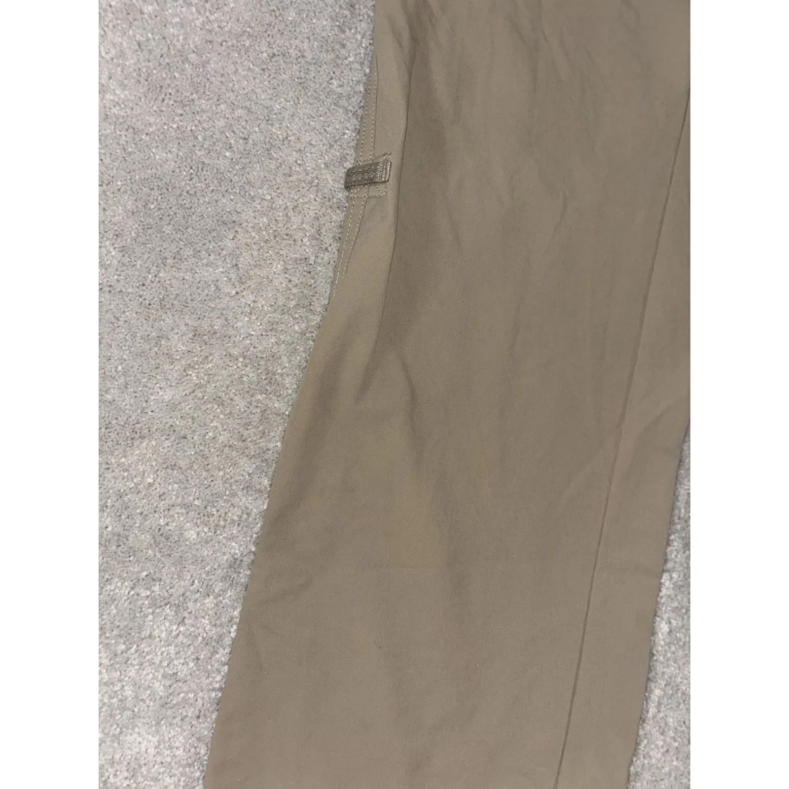 womens beige‎ north face convertible pants nylon size 12 Roll Up - Image 2
